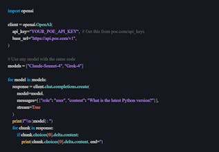 Poe API gallery image