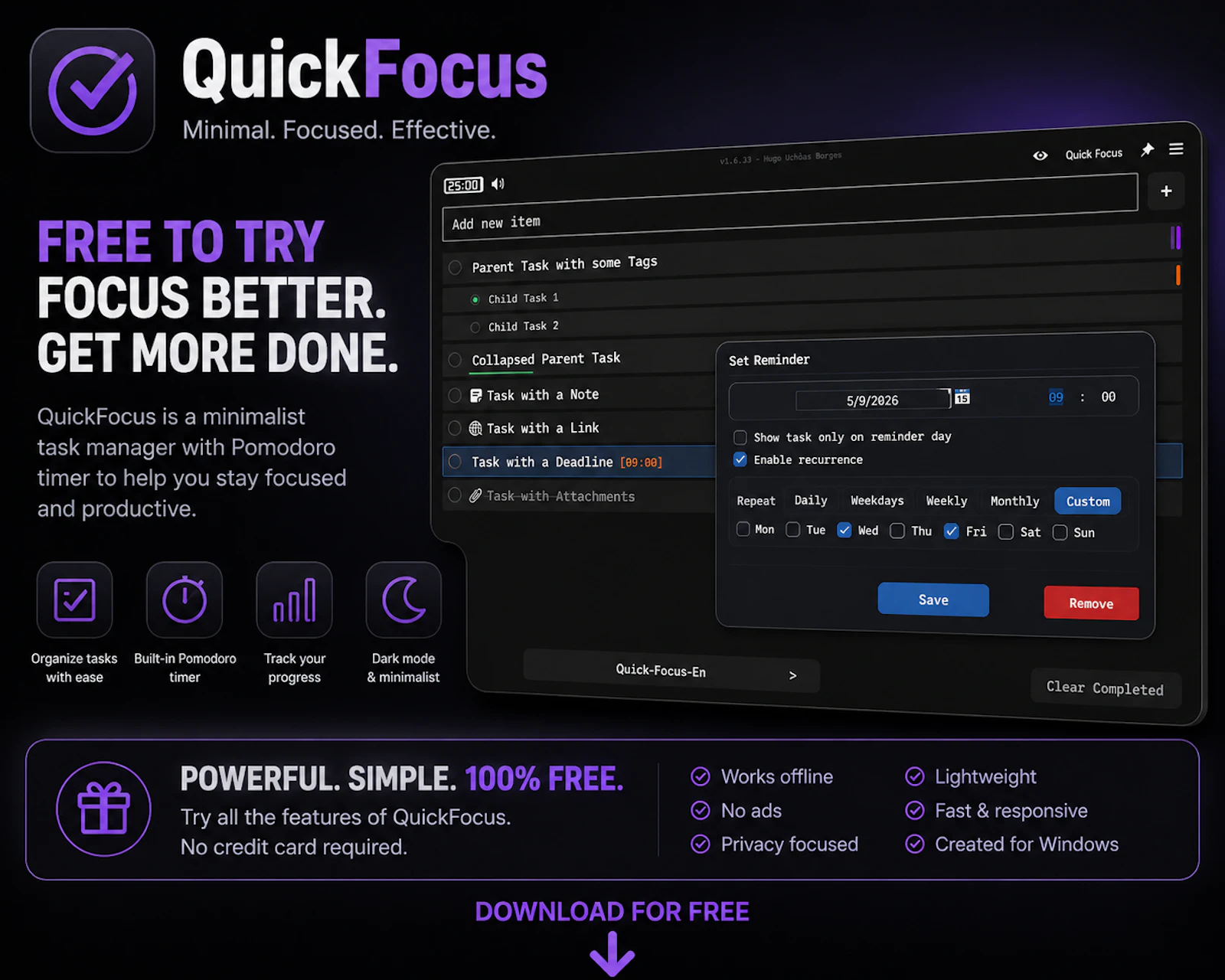 Quick Focus screenshot 2