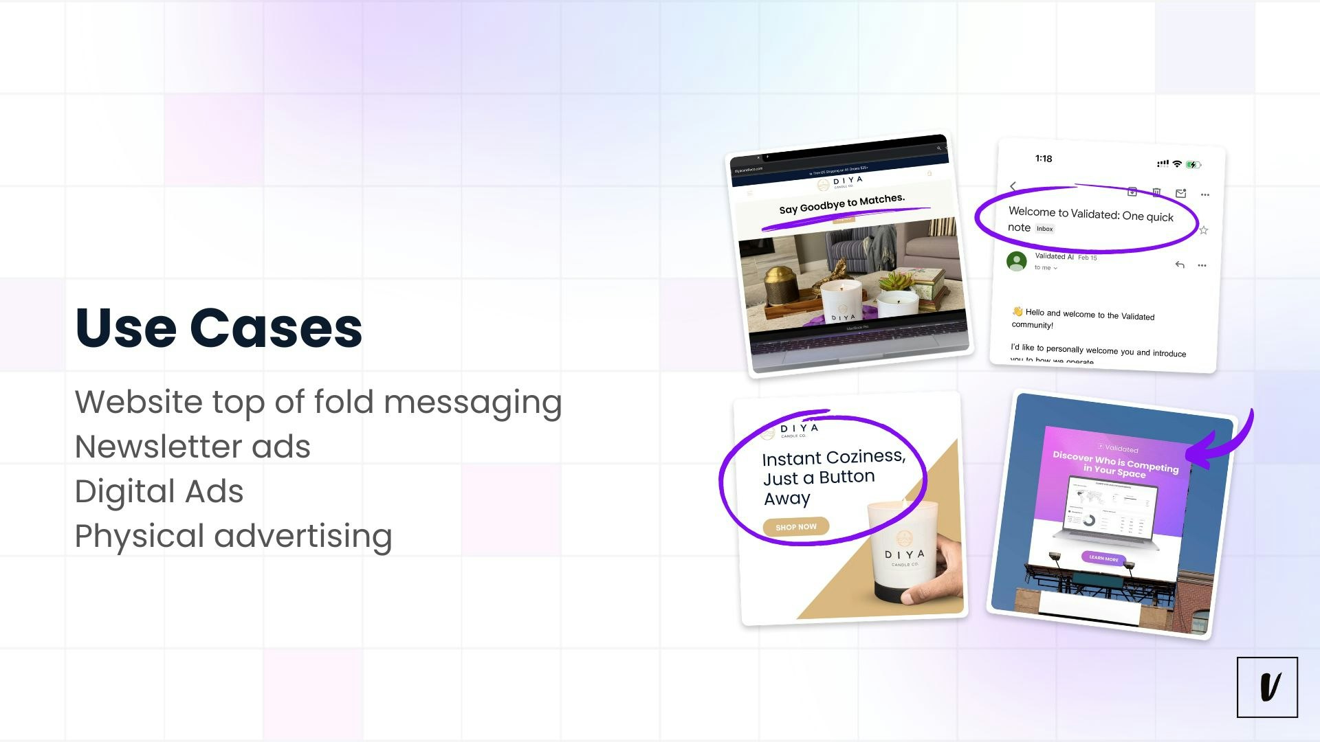 Convalidate - slogan - Metti alla prova i tuoi messaggi su 20k clienti con annunci digitali media 6
