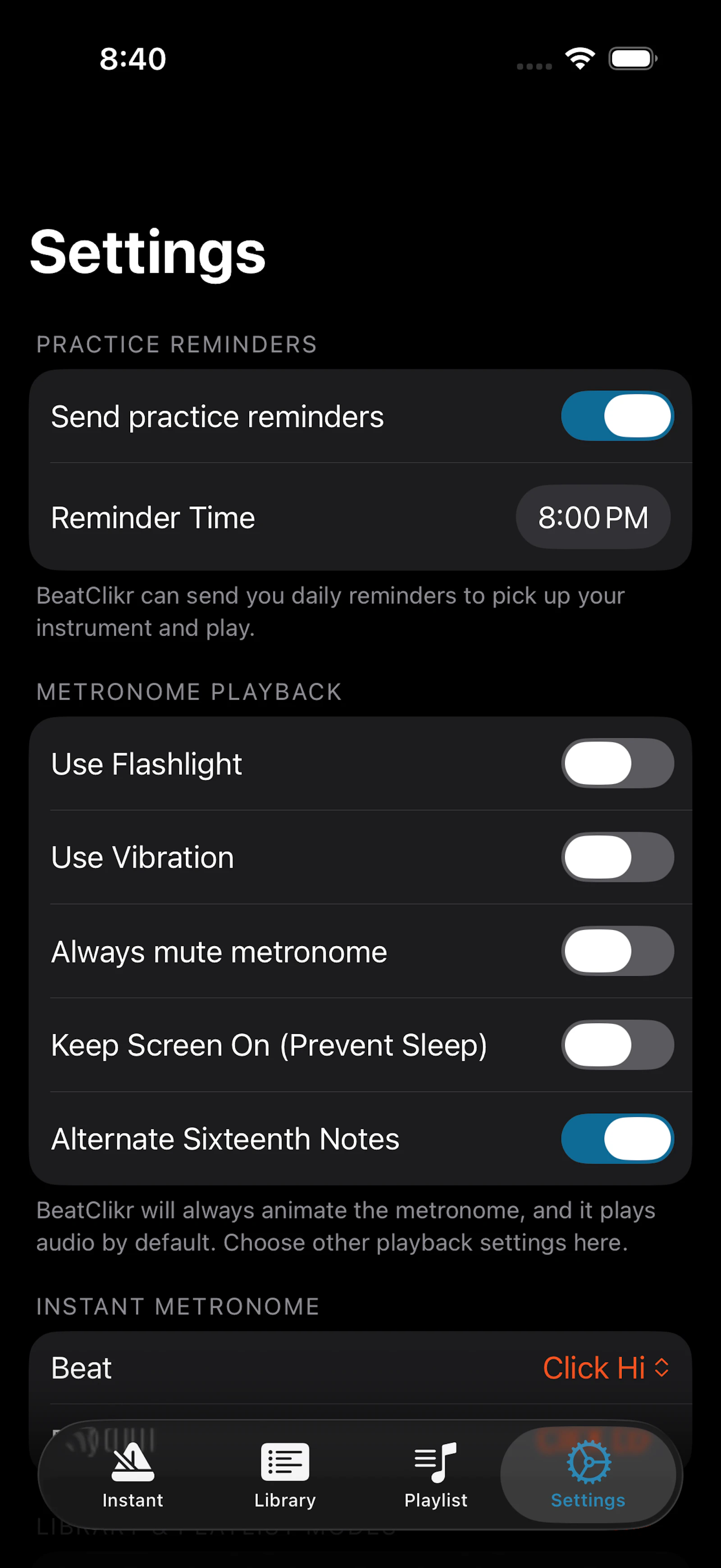 BeatClikr: The Live Metronome screenshot 5