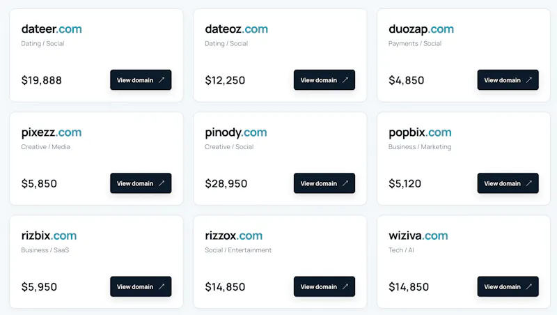 Six Letter Domains screenshot 3