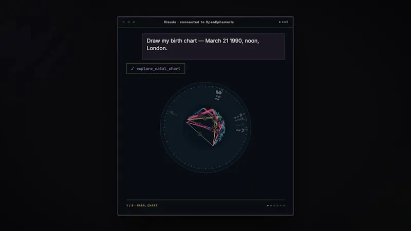OpenEphemeris screenshot 1 (video preview)