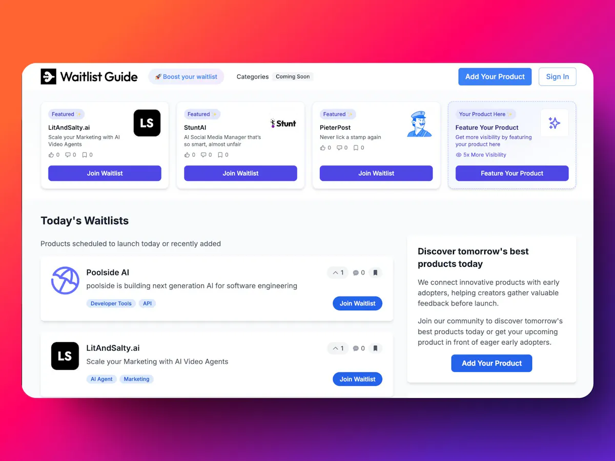Waitlist Guide