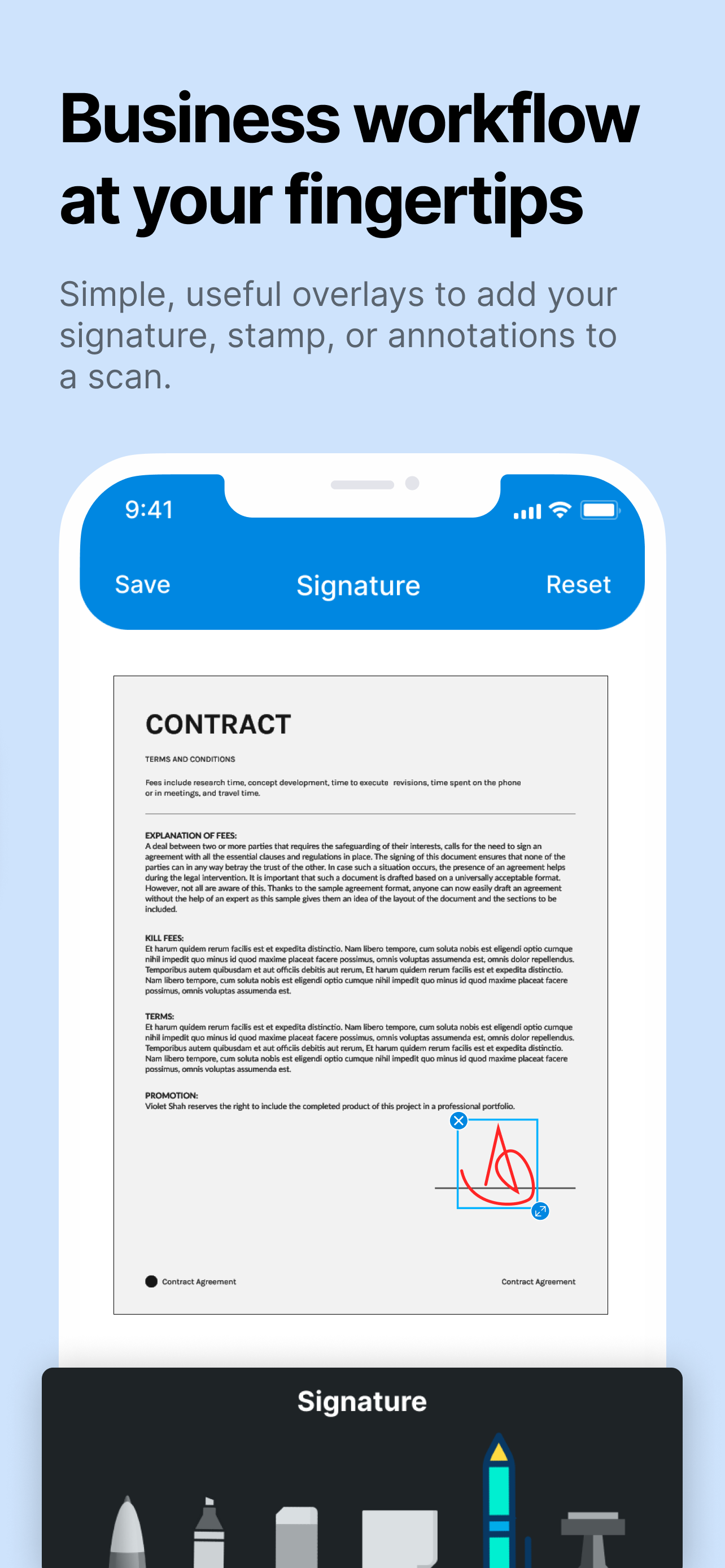 QuickScan: Document Scanner - Documentscanner -app voor iPhone & Android om Doc naar PDF te scannen media 4