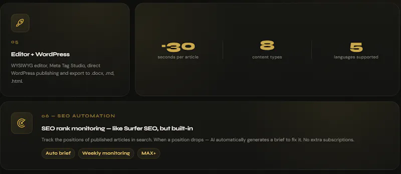 Blitz Content AI screenshot 4