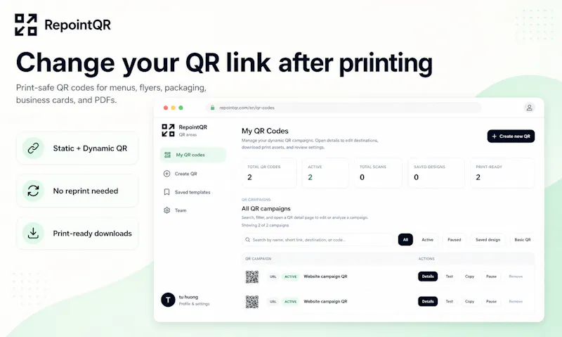 RepointQR screenshot 1