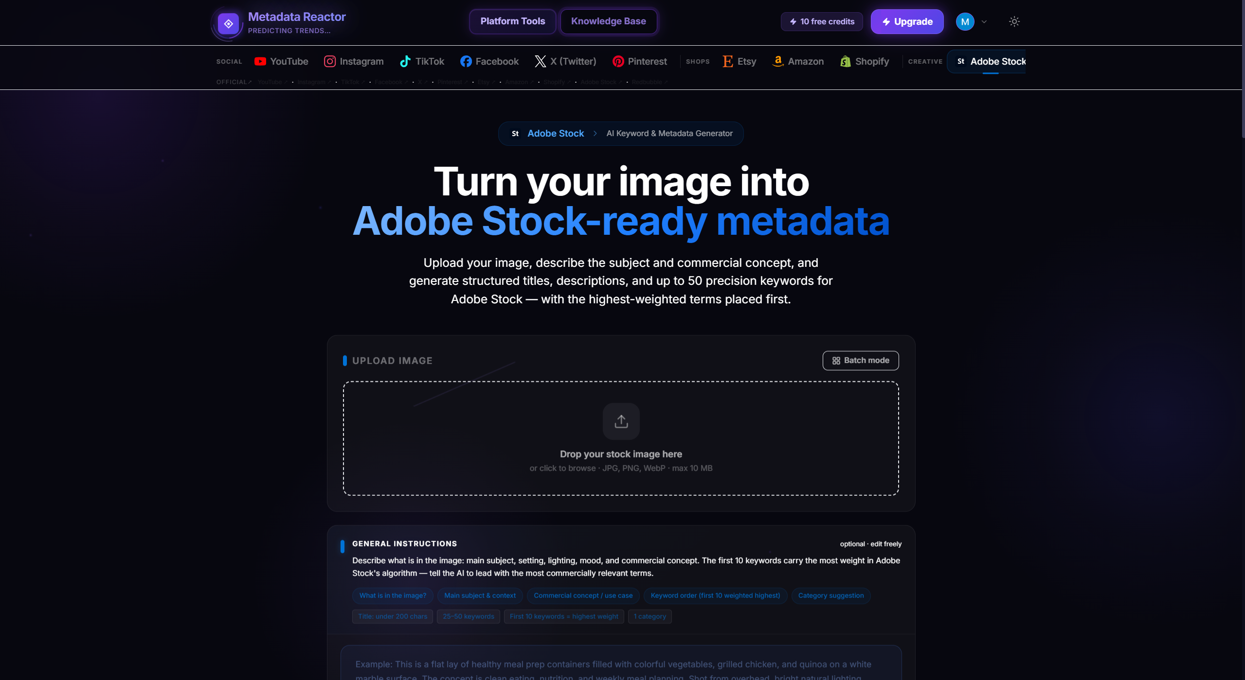 Metadata Reactor gallery image