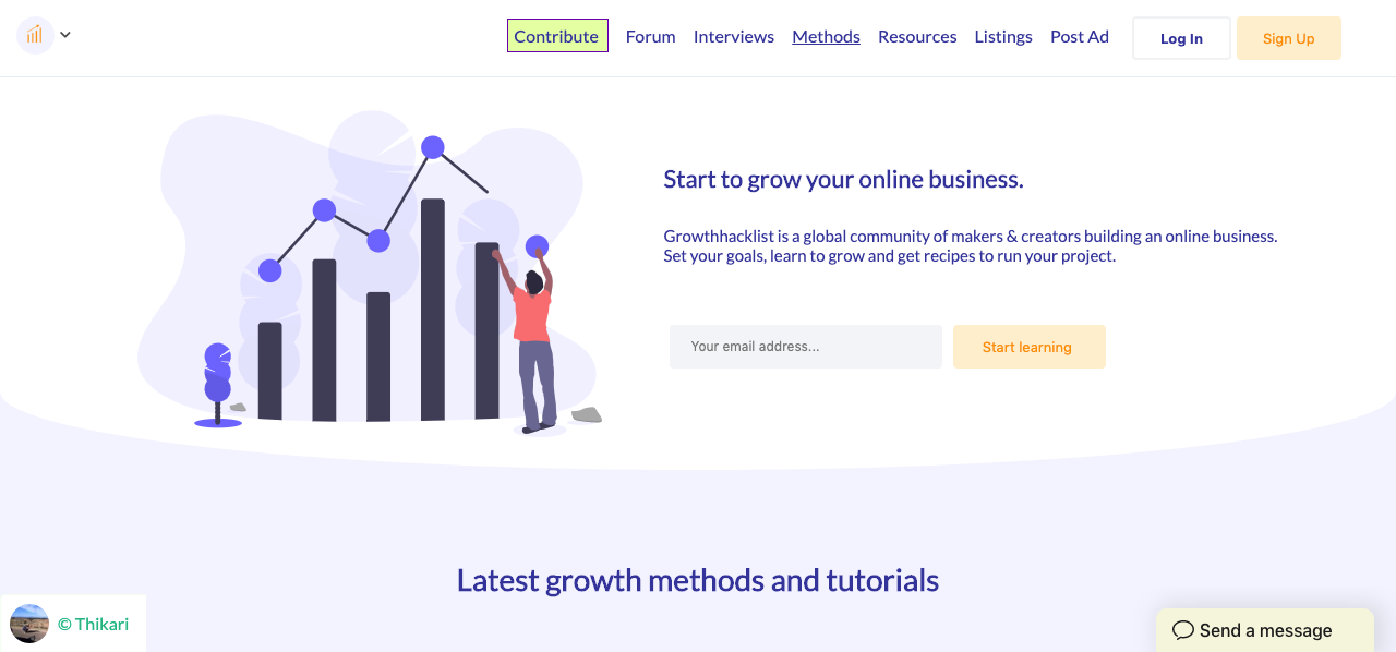 Poll option Landing image