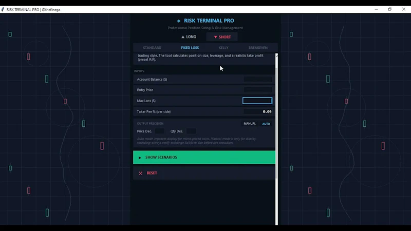 Risk Terminal Pro screenshot 1 (video preview)