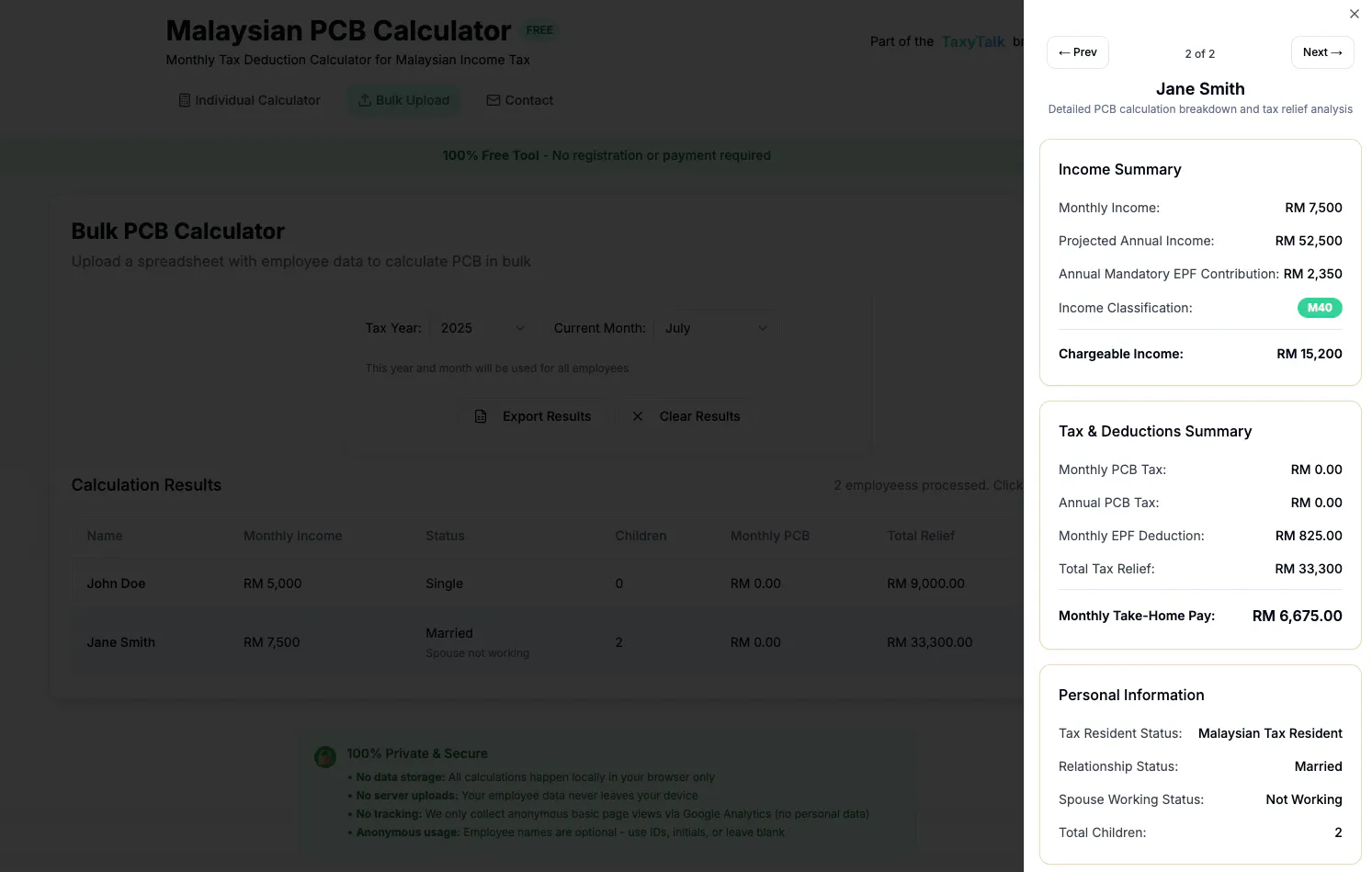 PCB Calculator | TaxyTalk gallery image