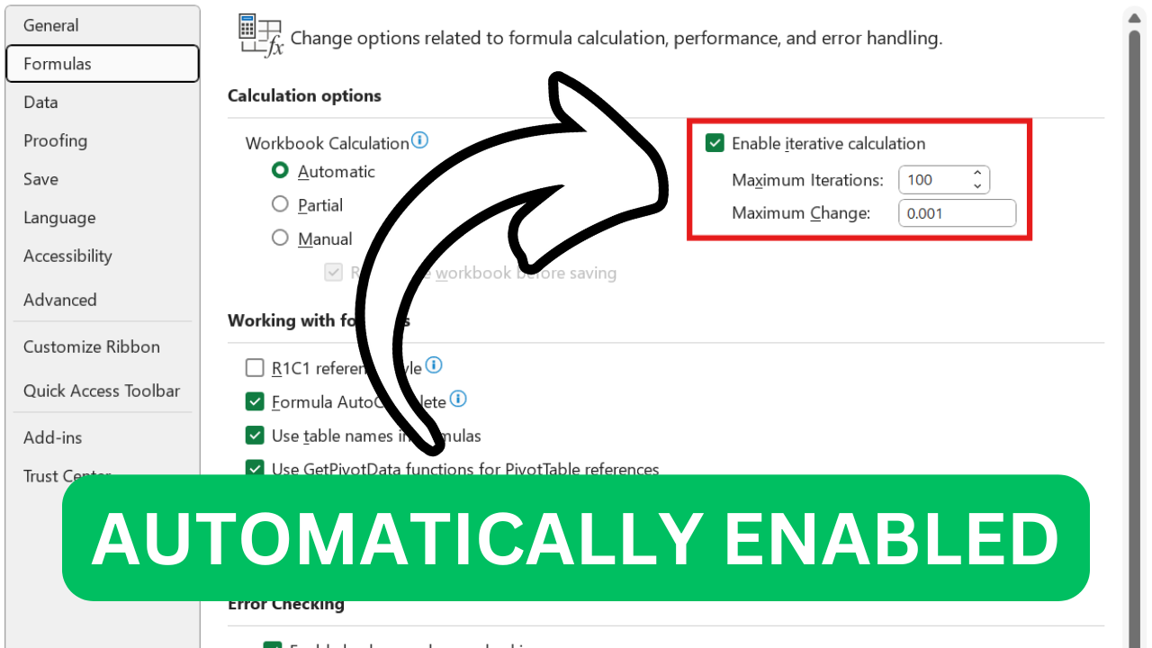 Automatisch iterieren - Automatische iterative Berechnungen für Excel Medien 2