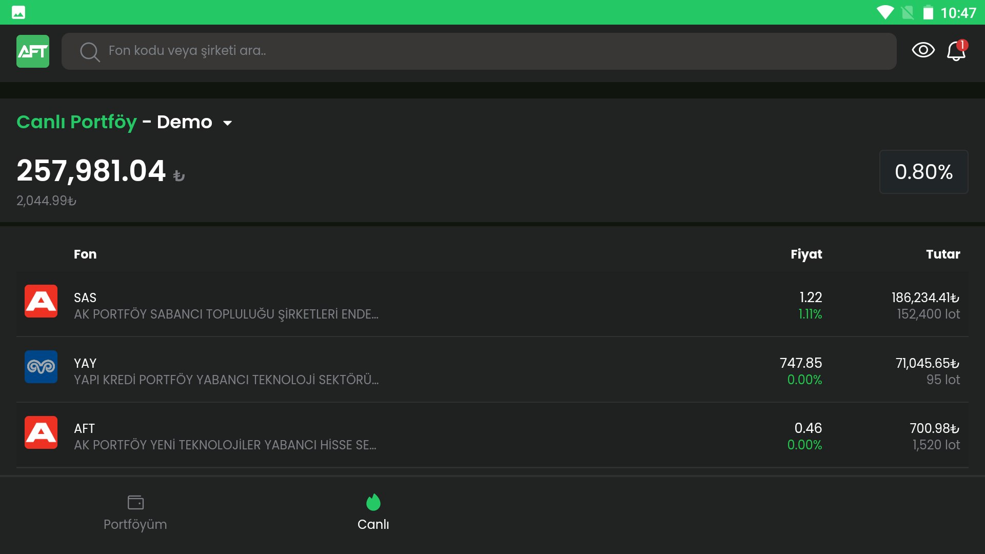 Mídia 7 de Estimativa de fundos instantâneos