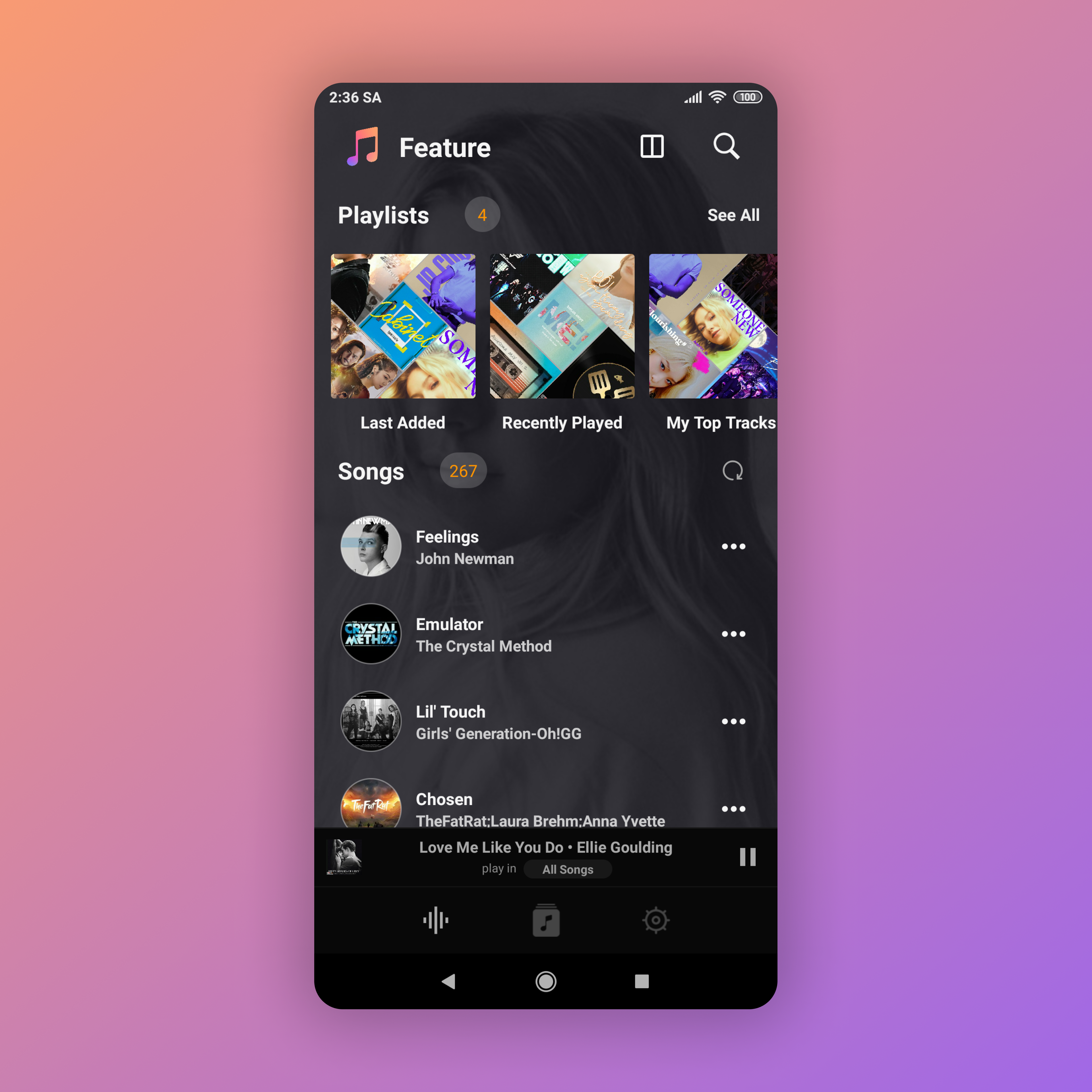 Stress reliving Music Player gallery image