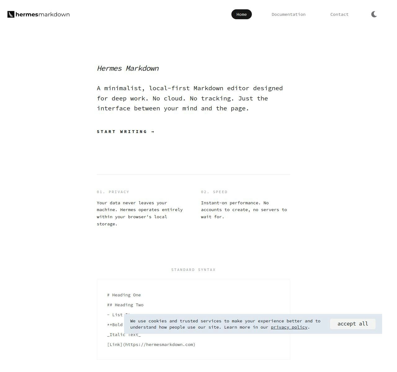 Hermes Markdown gallery image