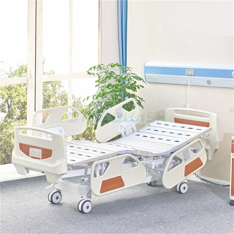 AG-BY004 Five Functions Electric Hospital Bed With Steel Bedboards