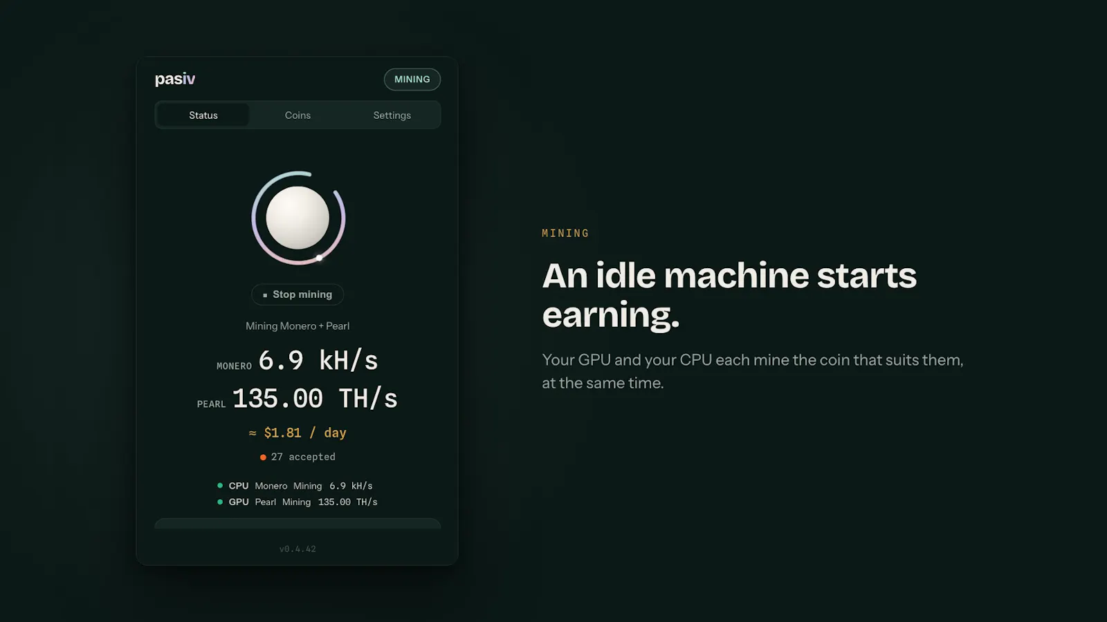 Pasiv screenshot 2