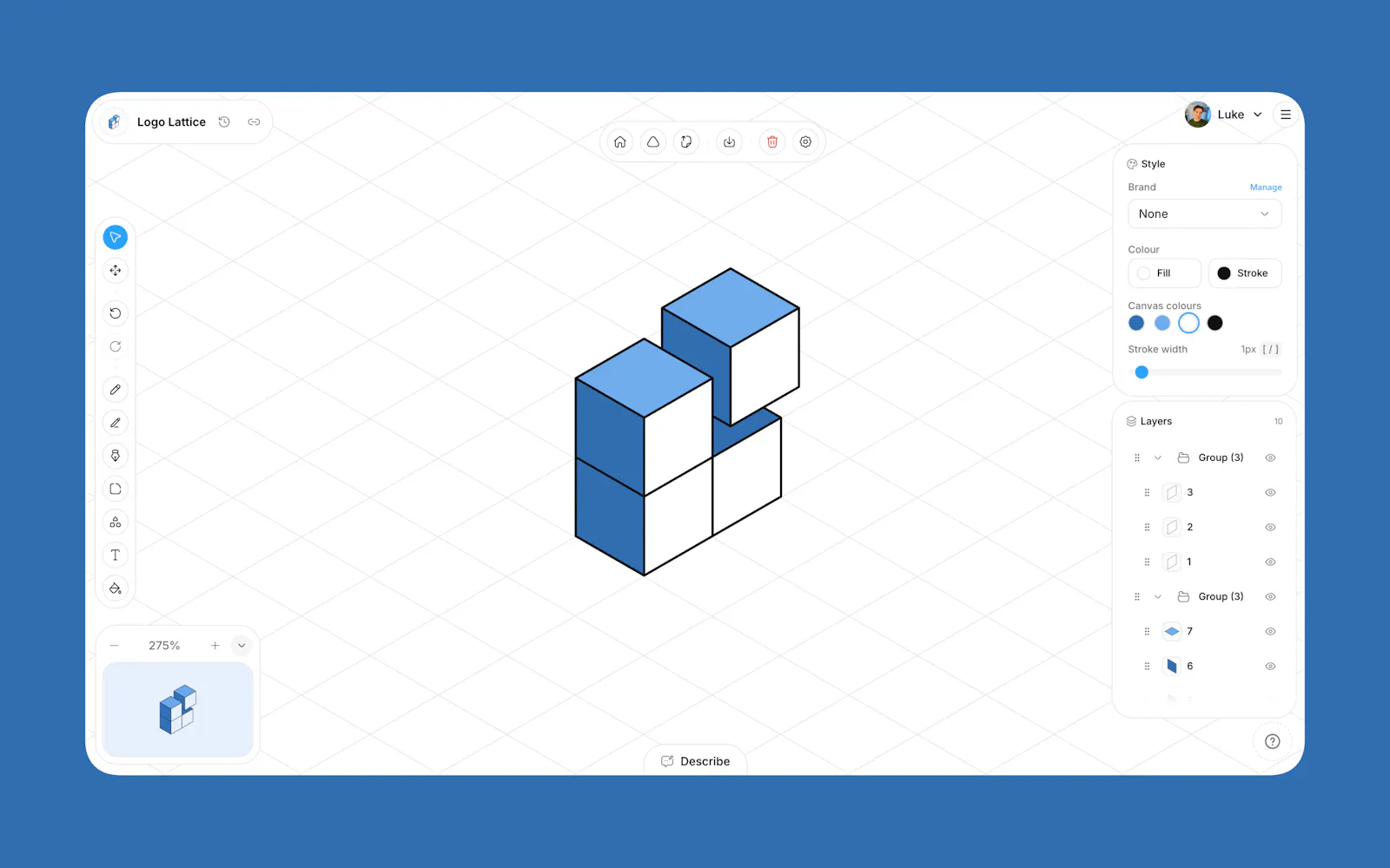 Logo Lattice screenshot 3