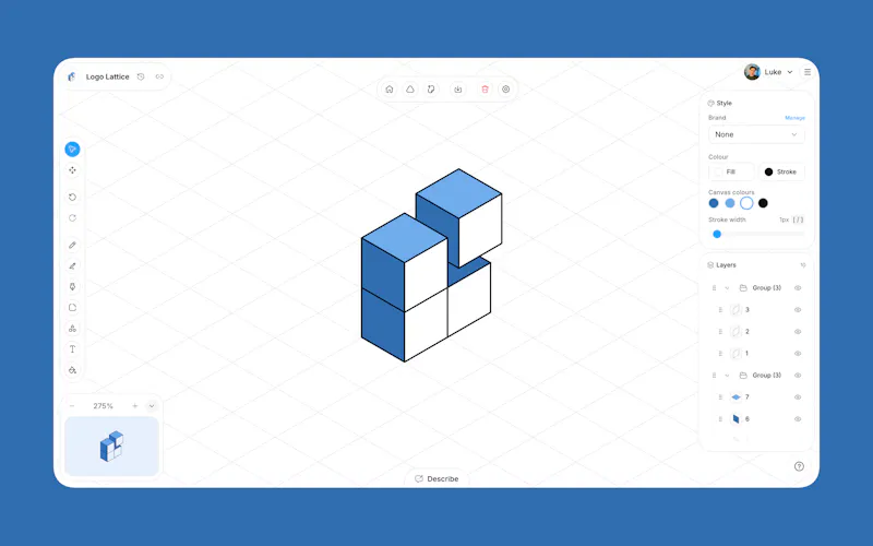 Logo Lattice screenshot 3