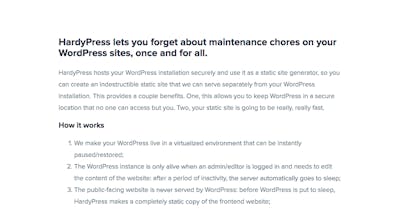 HardyPress gallery image