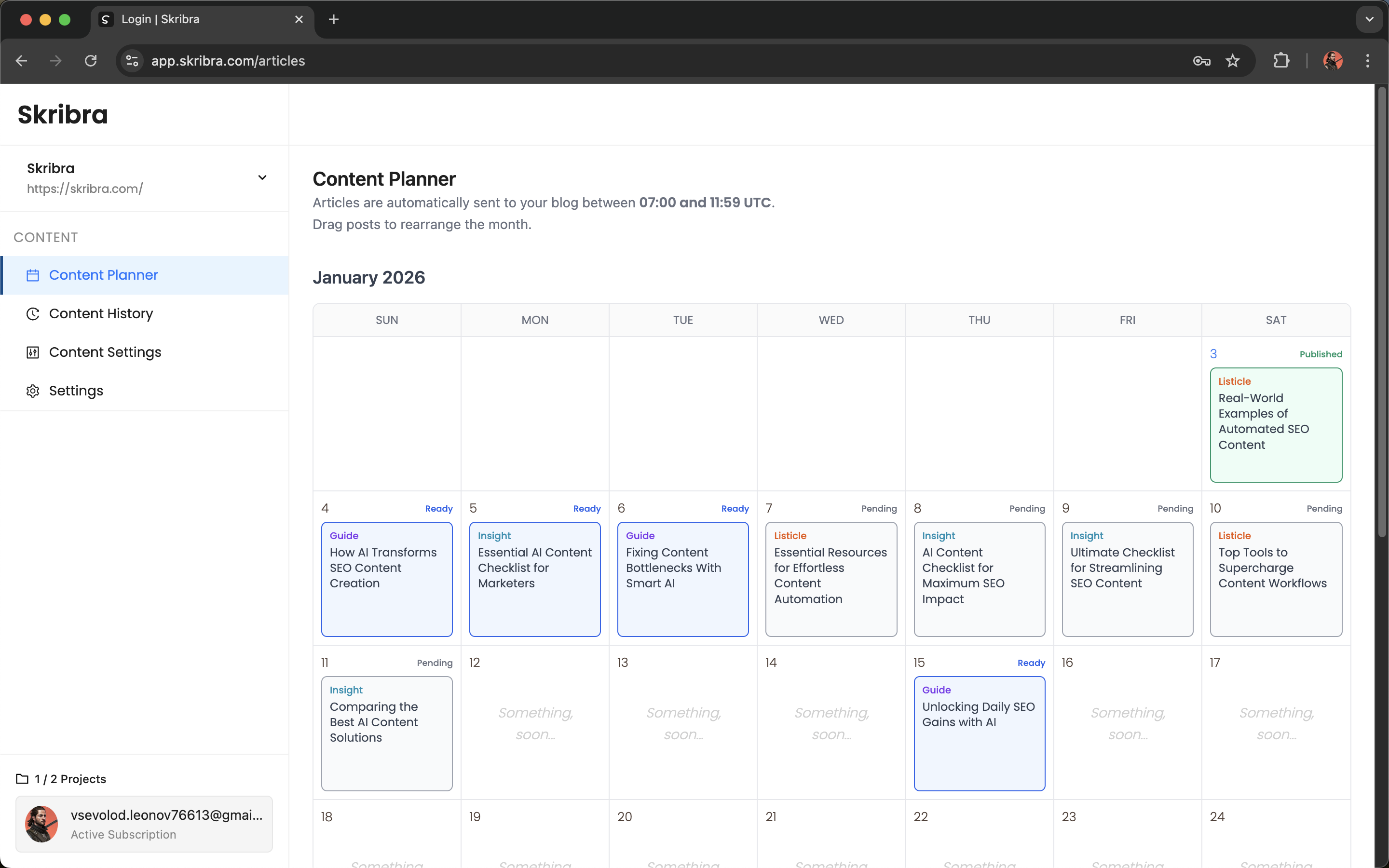 Skribra - Screenshot 2 showing product features and functionality