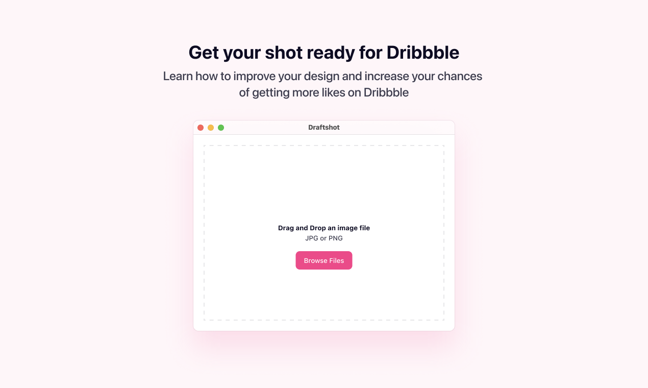 Draftshot for Dribbble gallery image