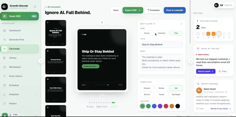 GrowthXElevate screenshot 3