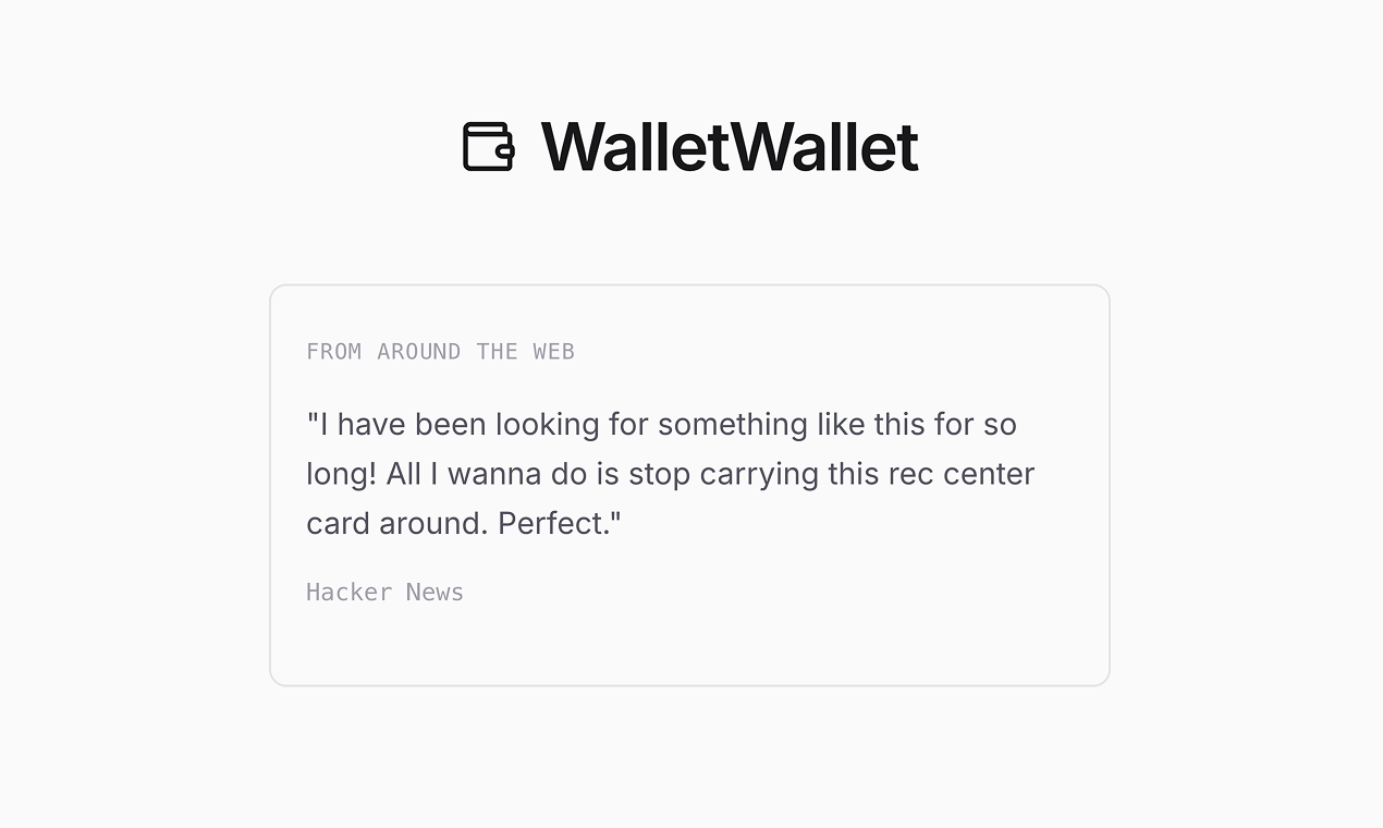 WalletWallet - Screenshot 3 showing product features and functionality