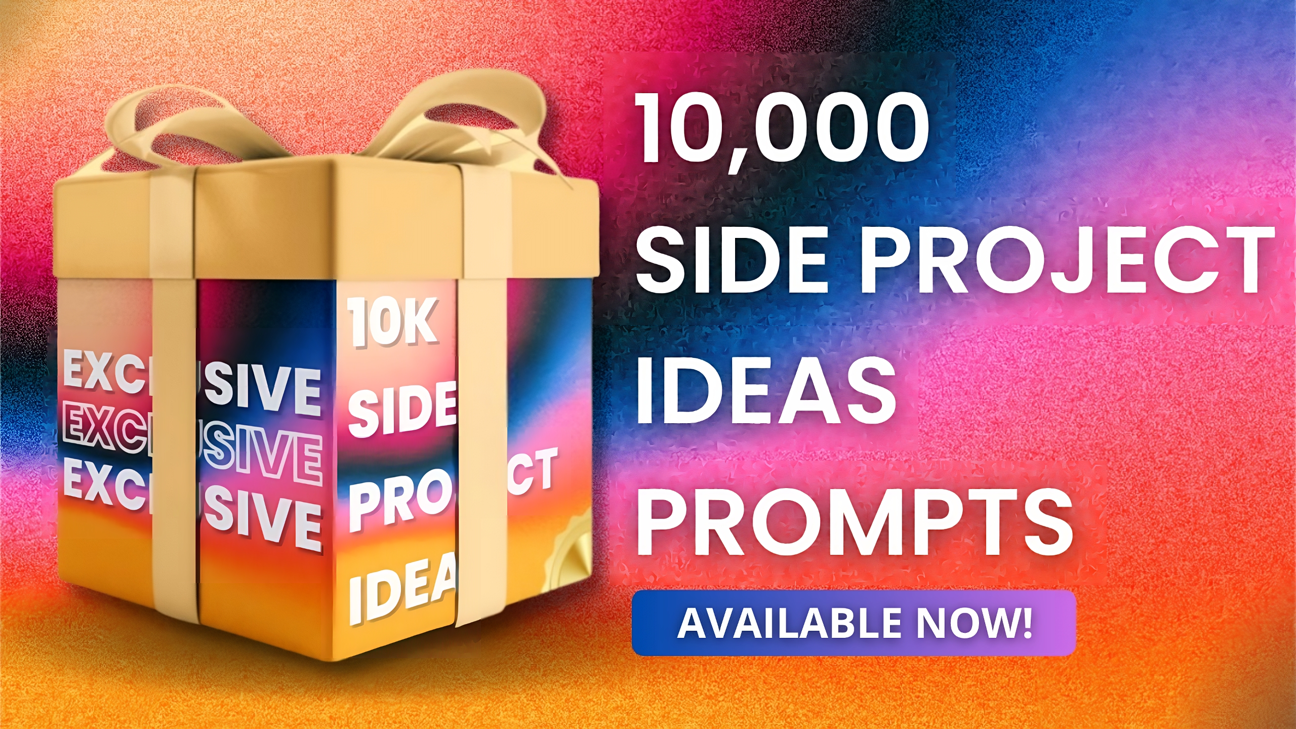 Mídia 9 de Ideias de projeto lateral de 10.000 prompts