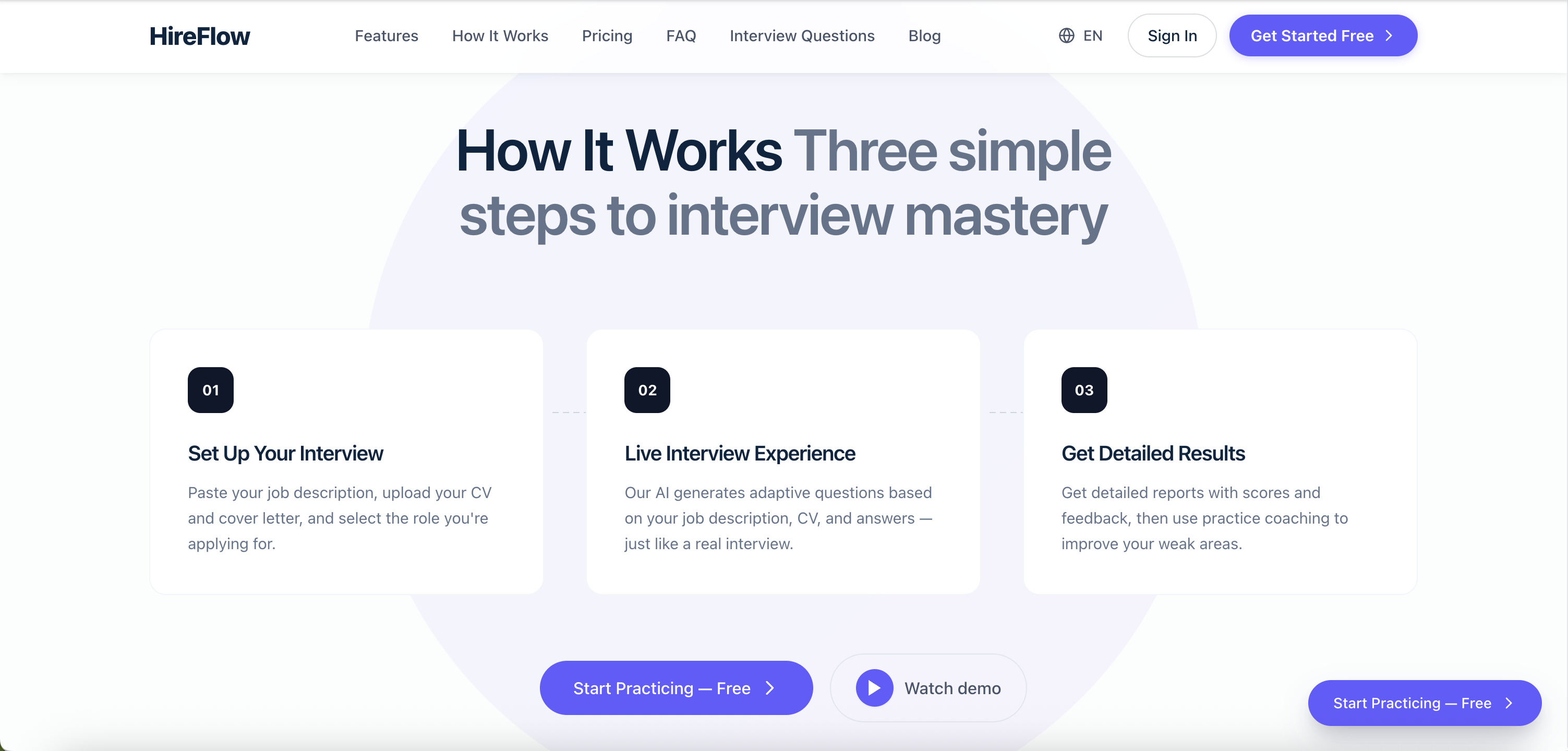 HireFlow - Screenshot 2 showing product features and functionality