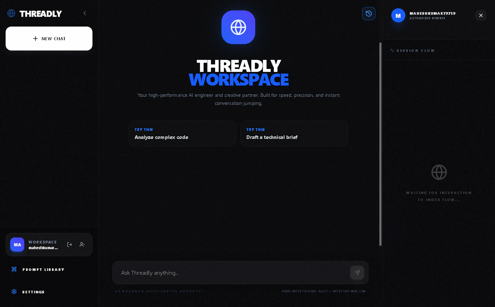 Threadly screenshot 1