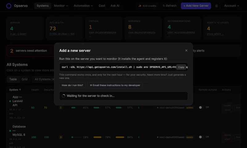 Opservo screenshot 8