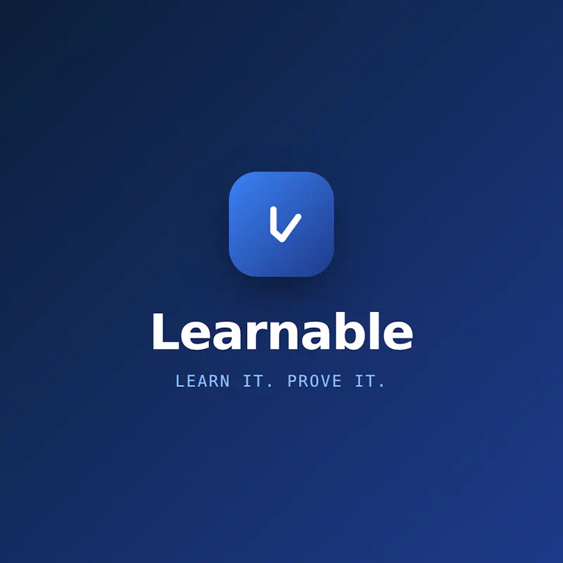 Learnable — Learn it. Prove it. screenshot 4