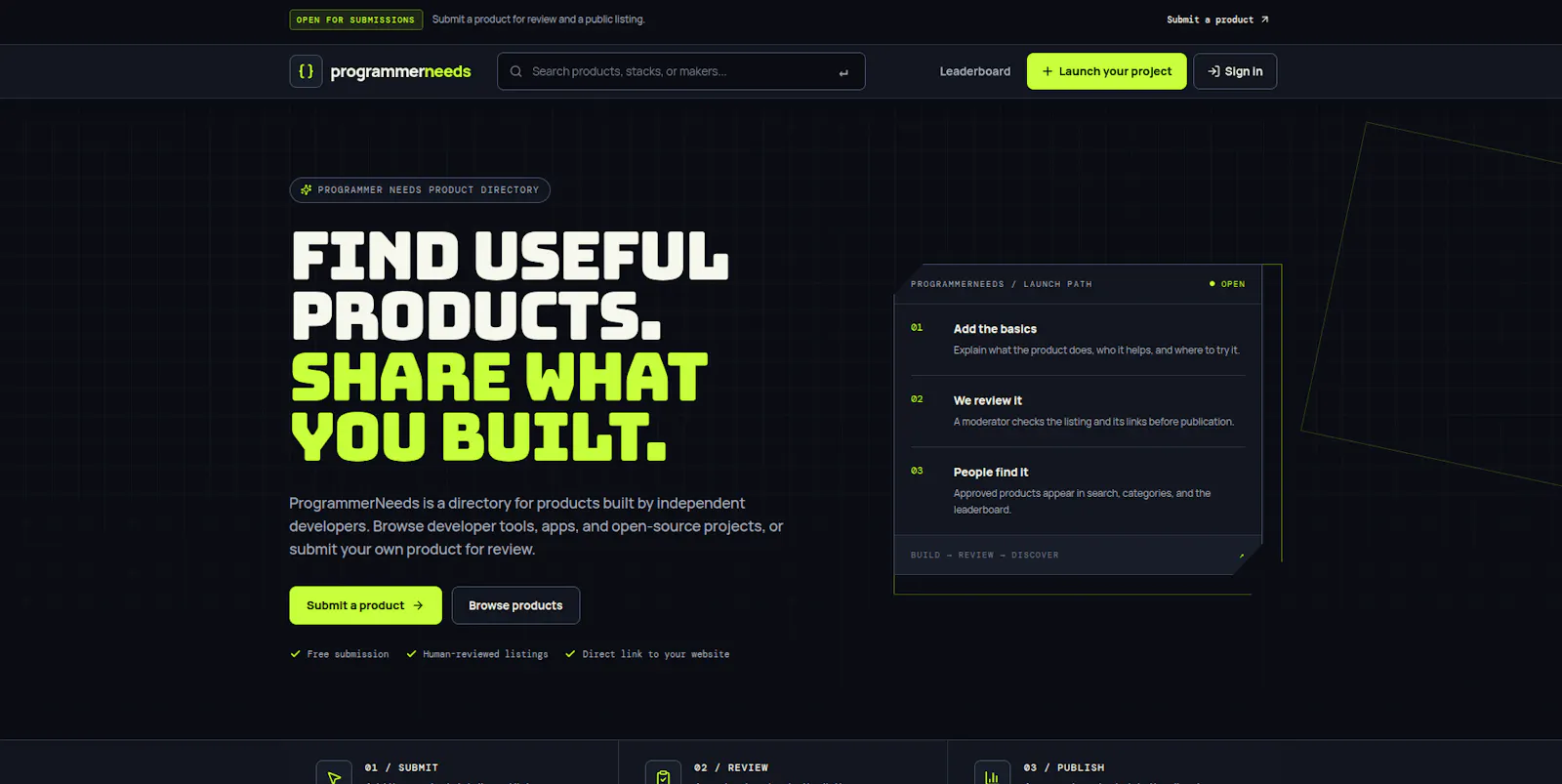 ProgrammerNeeds screenshot 1