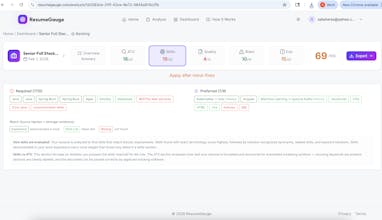 Resume and Job Matcher gallery image