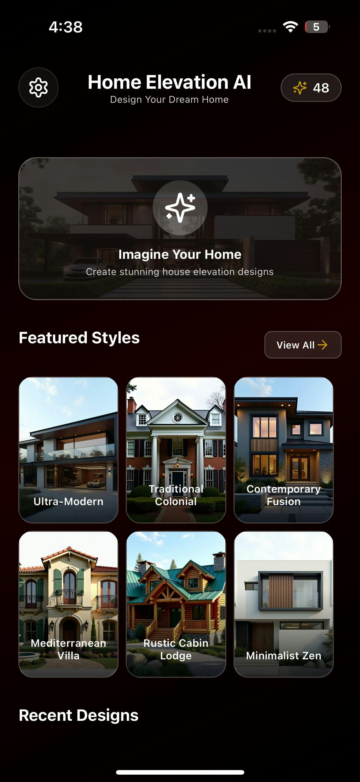 Home Elevation AI - Main product screenshot demonstrating key features and user interface