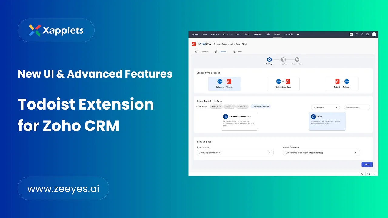 Todoist for Zoho CRM gallery image