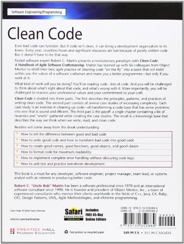 Clean Code: A Handbook of Agile Software Craftsmanship gallery image
