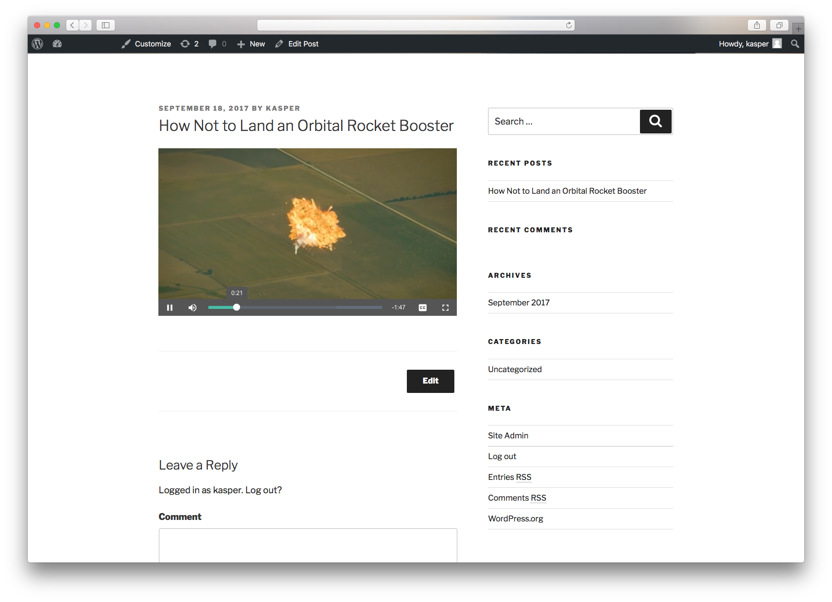 SYNQ Video for WordPress gallery image