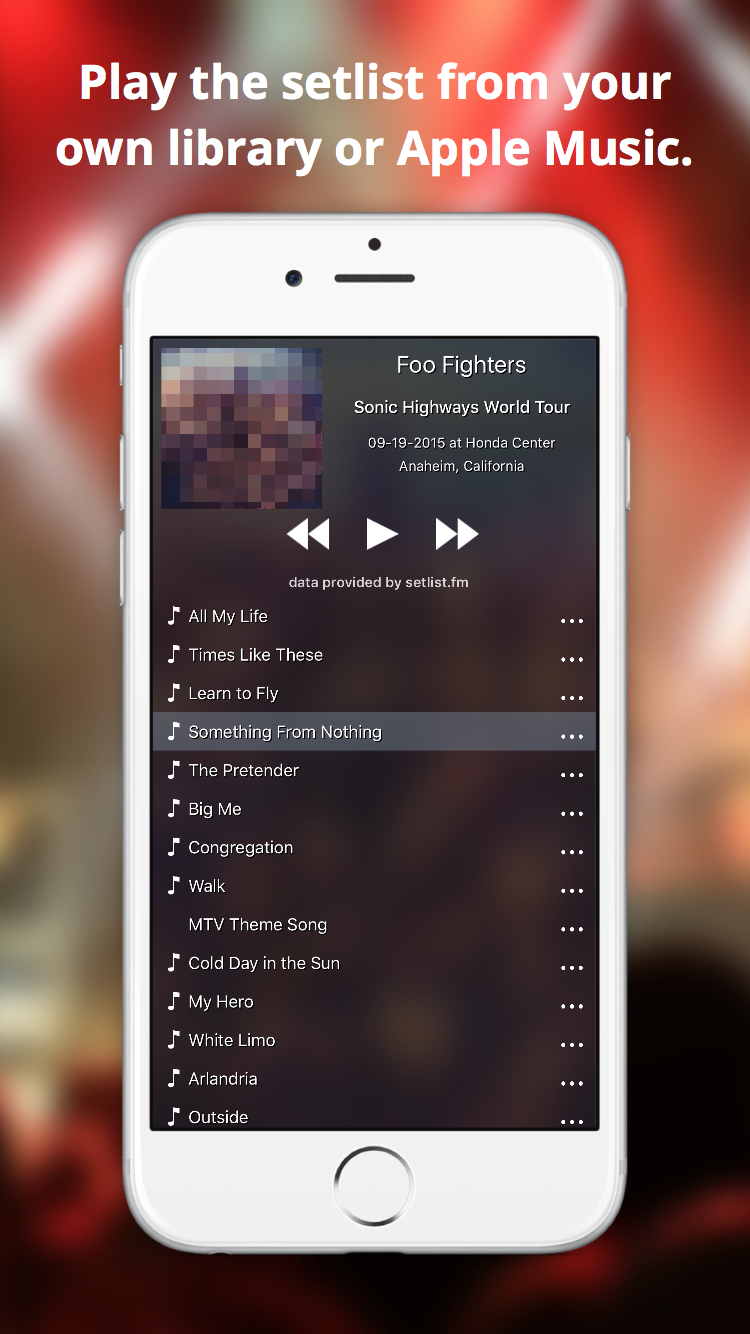 Concert Playlists gallery image