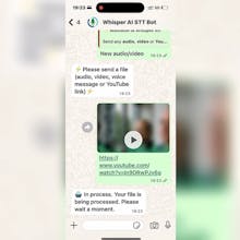 Whisper WhatsApp STT Bot gallery image