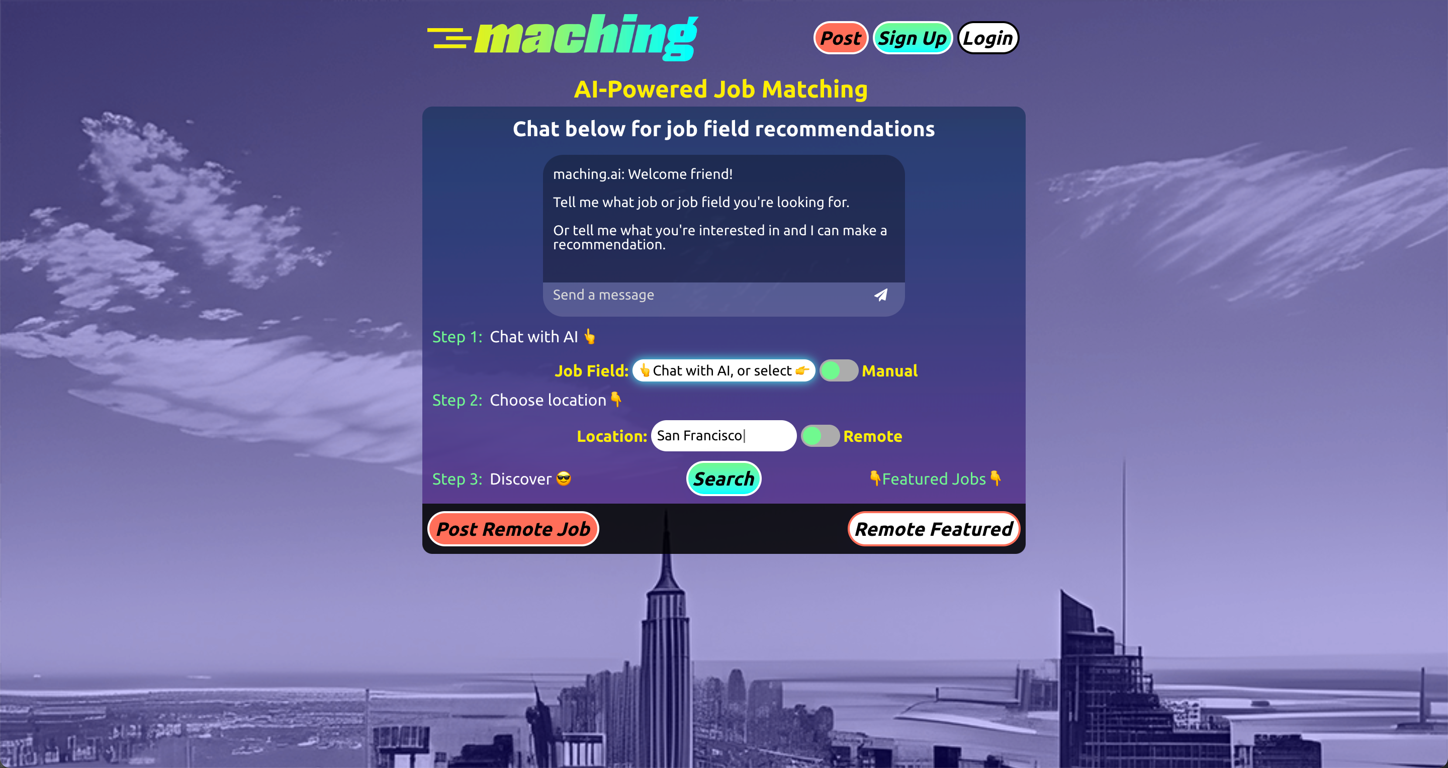 Maching.ai- AI 기반 작업 일치 - AI와 채팅하여 꿈의 직업을 찾으십시오 미디어 3