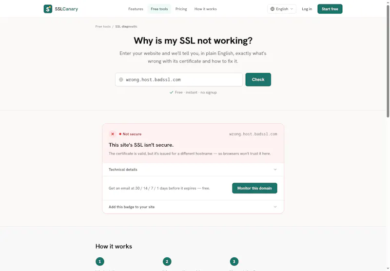 SSLCanary screenshot 7