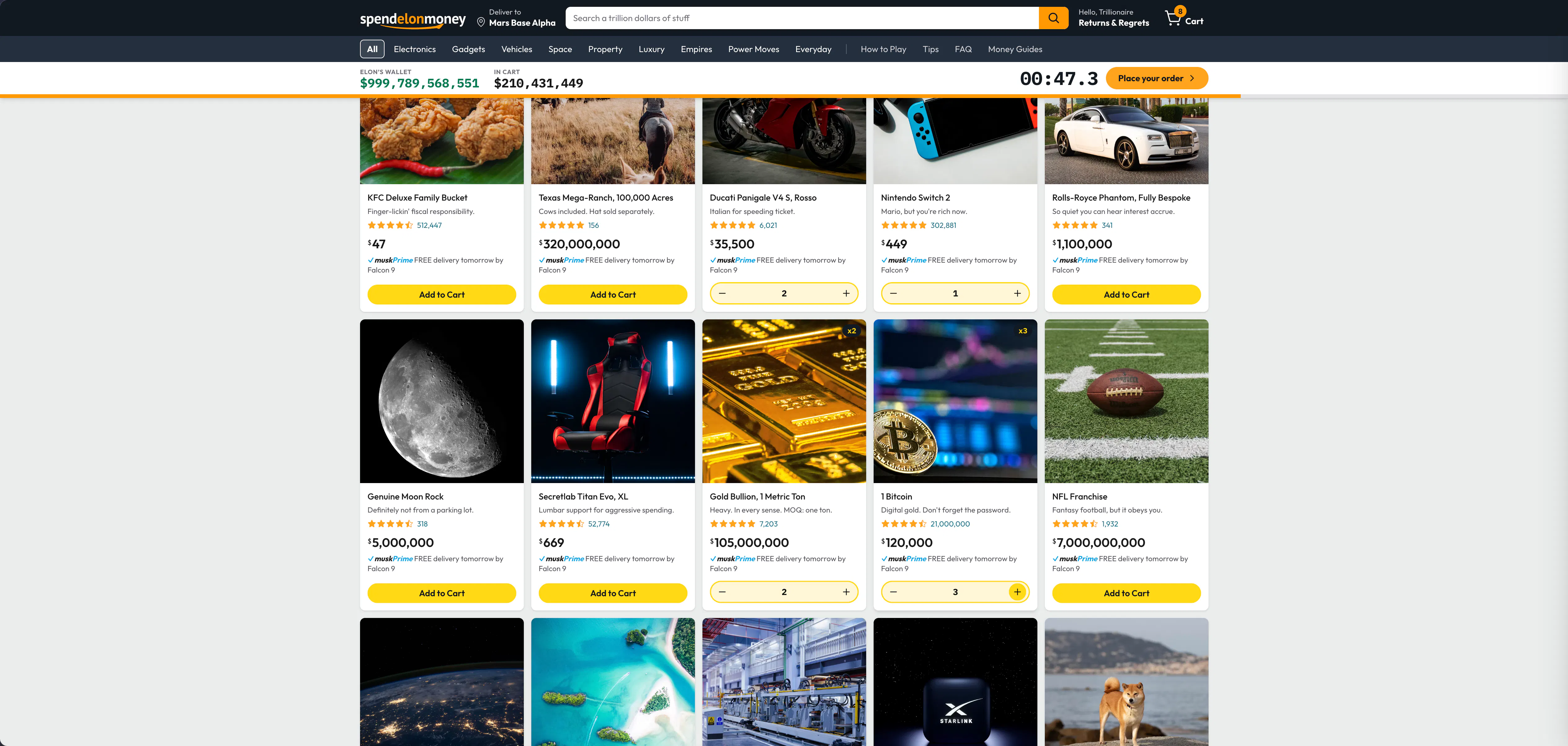 Spend Elon's Money gallery image