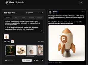Kiters AI X (twitter) Scheduler gallery image