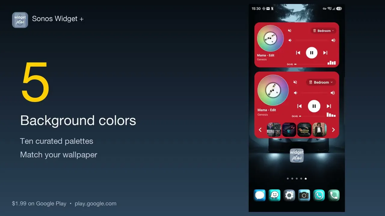 Sonos Widget Plus gallery image