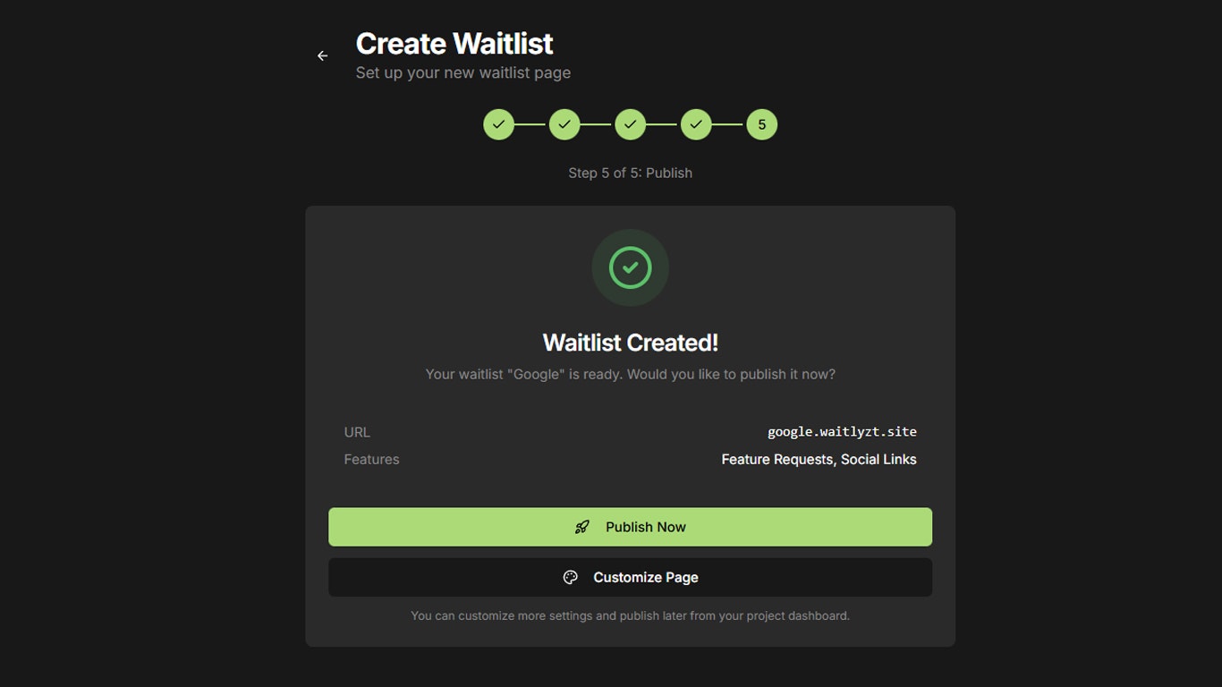 Waitlyzt gallery image