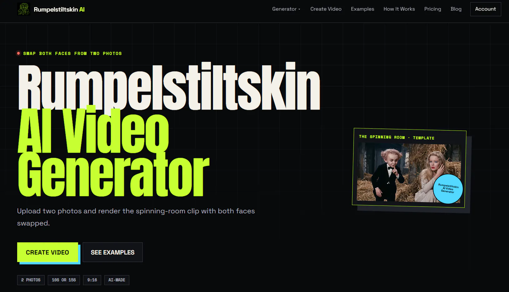 Rumpelstiltskin AI Video Generator gallery image