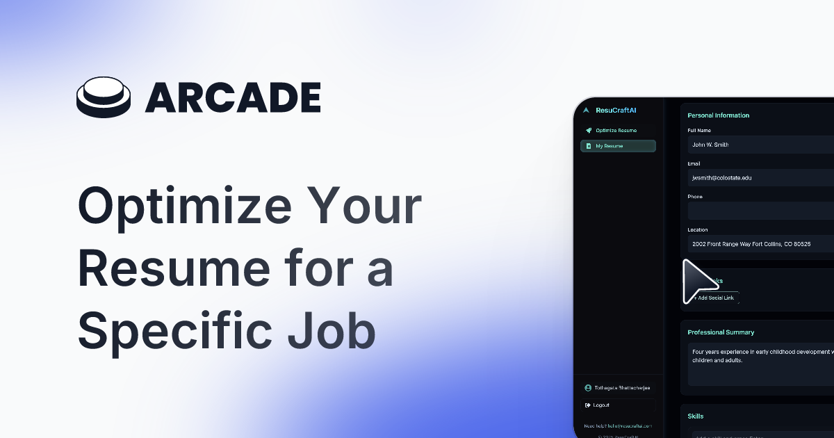 ResuCraftAI - Screenshot 3 showing product features and functionality