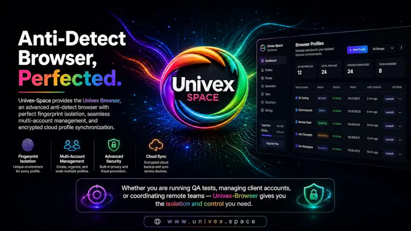Univex Browser screenshot 1 (video preview)