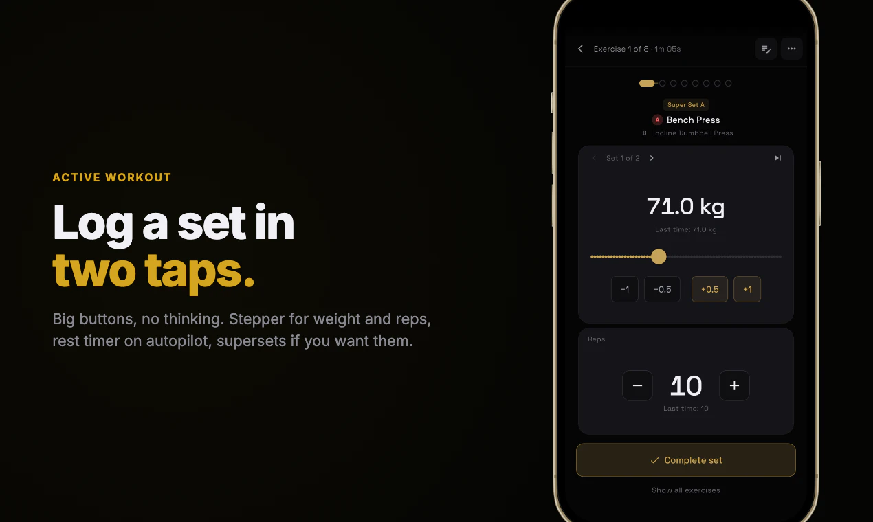 IronRep — Workout Tracker screenshot 5